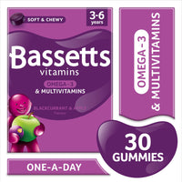 Bassett's Blackcurrant and Apple Flavour Multivitamins, 30 Pastilles, 30 Count (Pack of 1)