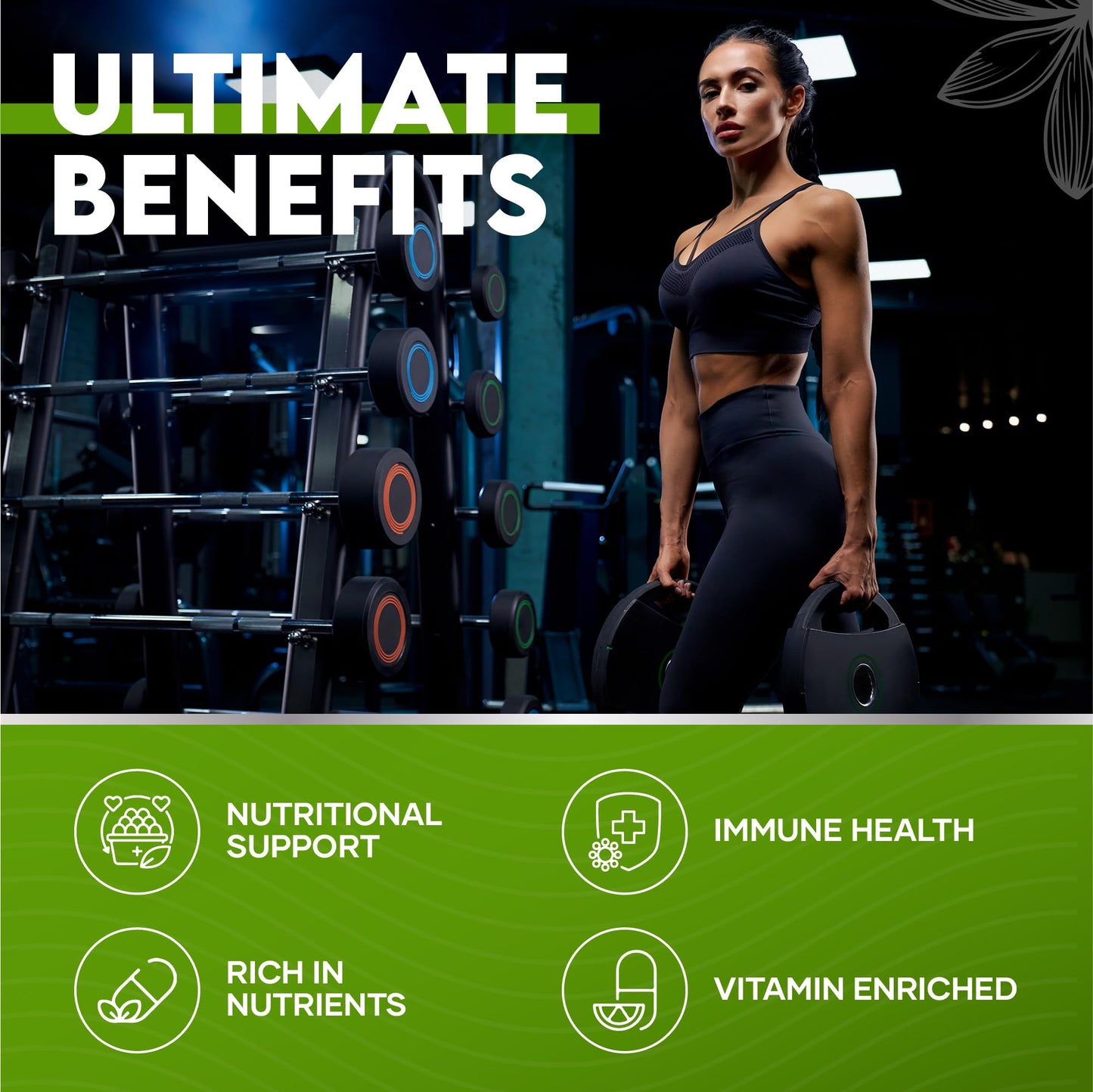 Nutri-things Sea Moss Gummies - Premium 5000mg Complex, Antioxidant & Immune Support with Vitamin C & D, Natural Apple Flavor, Strict Quality Standards, Convenient 30-Day Supply