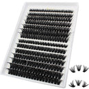 Bransfy 238pcs 100D Thick Volume Eyelashes Clusters Natural Eyelash Extensions Russian D Curl Individual Eyelash Cluster Makeup Tools Lashes(100D-0.07D 9-16mm)