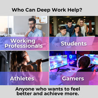 Deep Work by Omni Wave – AI-Engineered Mental Performance Supplement, 14 Natural Ingredients for Clear Focus, Enhanced Productivity, Brain Fog Relief, and Stress & Fatigue Support, Jitter-Free Energy.
