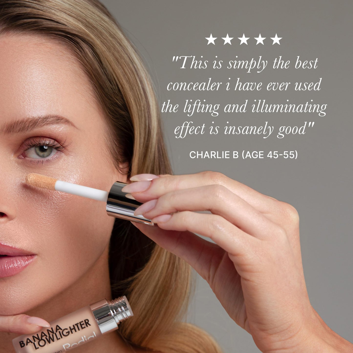 Rodial Banana Lowlighter 5.5ml - Brightening Colour Corrector & Under Eye Concealer for Dark Circles, Lifted Radiance & Light Coverage