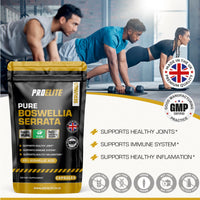Boswellia Serrata Extract 10,000mg 30 Capsules (1 Months Supply) – 65% Boswellic Acid (500mg per Capsule) | Joint Care Supplements | Indian Frankincense Resin by PROELITE