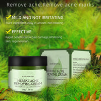 QEUTKEZS Herbal Acne Removing Cream,Professionally Remove Acne Marks,Gently Moisturize,Refreshing & Not Greasy,Improving Sensitive Skin Prone to Acne,Acne Scar Cream & Pimple Remover For All Skin Types