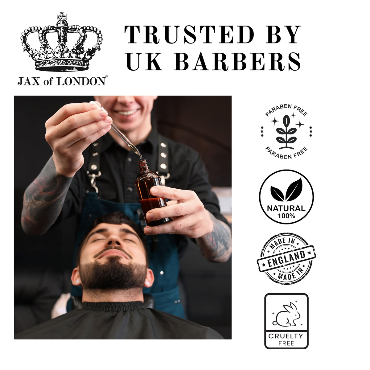JAX OF LONDON Jax of London Beard Oil Gift Set for Men – Signature & Sweet Inspired Fragrance – Softens, Conditions & Hydrates Beard – Non-Greasy Grooming Oils – Made in UK – 2 x 50ml Signature and Million