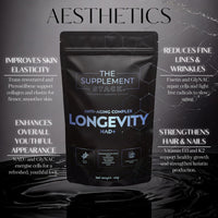 The Supplement Stack Longevity - Anti-Aging NAD+ Supplement with Nicotinamide Riboside, Glycine, NAC, Trans-Resveratrol, Pterostilbene, Fisetin & Vitamin D3/K2 for Cellular Health, Energy, and Vitality – Premium Formula