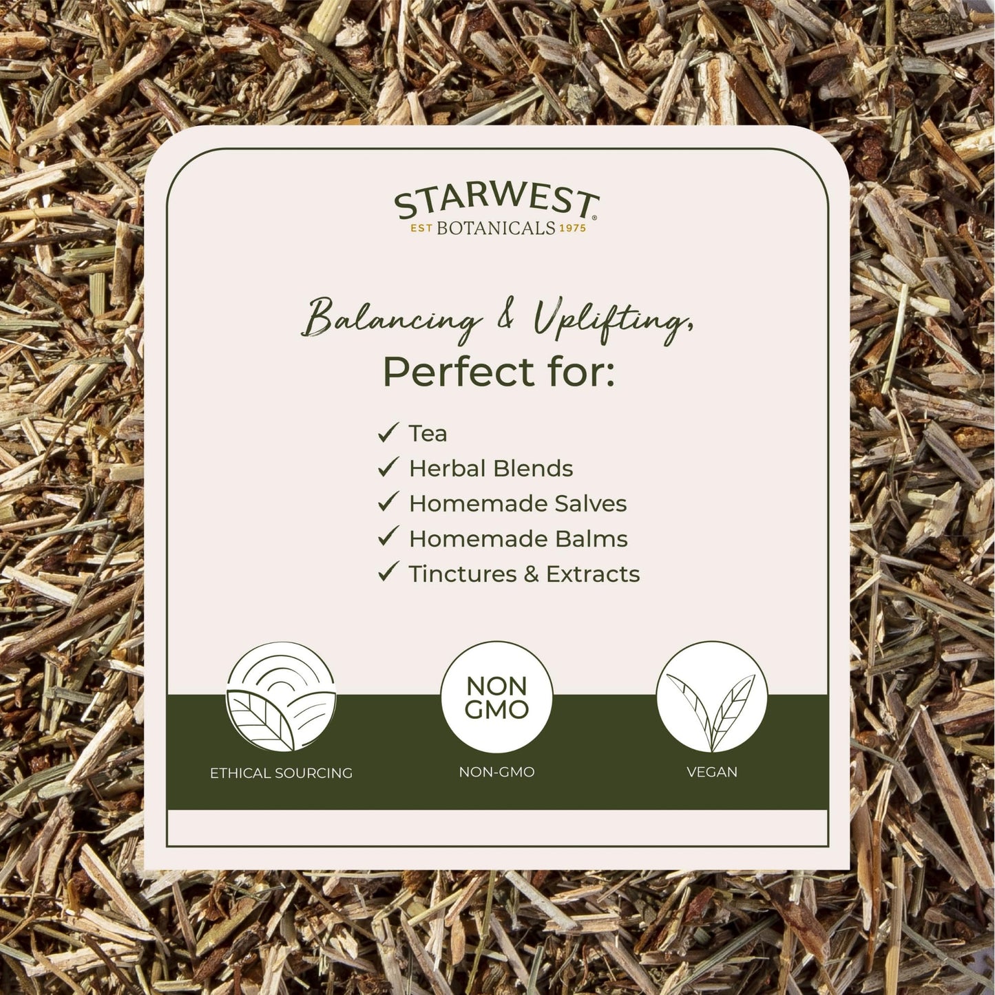 Starwest Botanicals Organic Dried St. John's Wort - Loose Leaf Herb for Tea, Made from St. John's Wort Flower, Supports Relaxation, Cut & Sifted, Certified Kosher, Non-GMO - 1 lb Bag