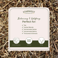 Starwest Botanicals Organic Dried St. John's Wort - Loose Leaf Herb for Tea, Made from St. John's Wort Flower, Supports Relaxation, Cut & Sifted, Certified Kosher, Non-GMO - 1 lb Bag