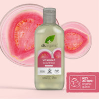 Dr. Organic Dr Organic Guava Shampoo, Vitamin C, Coloured Hair, Mens, Womens, Natural, Vegan, Cruelty-Free, Paraben & SLS-Free, Organic, 265ml, Packaging may vary