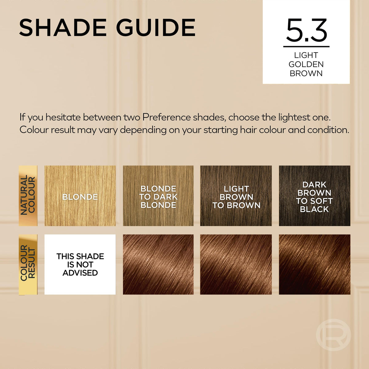 L'Oreal Paris Preference Hair Dye, Luminous Permanent Rich Hair Colour, Long Lasting Brilliance, Achieve Radiant, Salon-Inspired Results, Shade: 5.3, Virginia