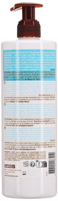 Evoluderm Lait Corps Hydratant Monoï a la Foil Moisturising Body Lotion 500 ml