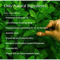 Mistry's Herbal Vitamin Iron Tonic, 300ml - Natural & Organic Immune Booster and Overall Health Support - Suitable for All Ages - Additive Free, Vegan