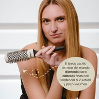 Termix Evolution Soft Ø 17 mm-Hairbrush for thin hair with ionized bristles specially for thin and delicate hair.