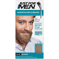 Just For Men Just for men Moustache & Beard Sandy Blonde Dye , Eliminates Grey for a Thicker & Fuller Look, M10