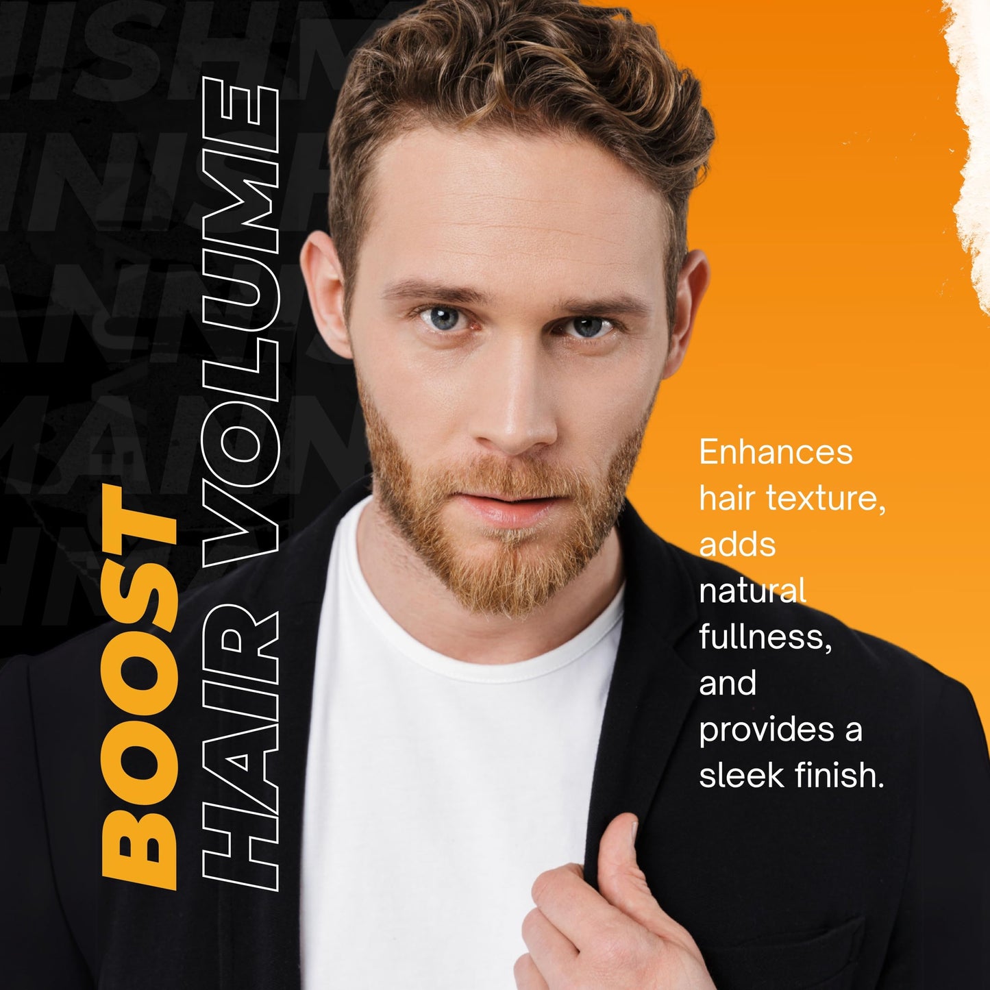 nishman NISHMAN Aqua Gel Wax for Men B3 - Flaming 150g - Mango Scent - Natural Shine Look - Ultra High Strong Hold - Long-Lasting Control and Definition