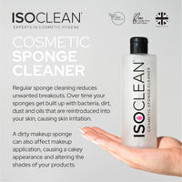 Isoclean ISOCLEAN Makeup Sponge Cleaner - 110ml - Vegan, Cruelty Free, Hygienic, Easy to Use & Long-Lasting, Professional Cosmetic Grade