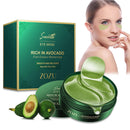 CGBOOM Under Eye Patches, Collagen Under Eye Mask, Dark Circles Under Eye Treatment, Puffy Eyes Bags Under Eyes Removal, Anti-Aging, Reduce Wrinkle, Skincare, Hydrating - 30 Pairs (Avocado)