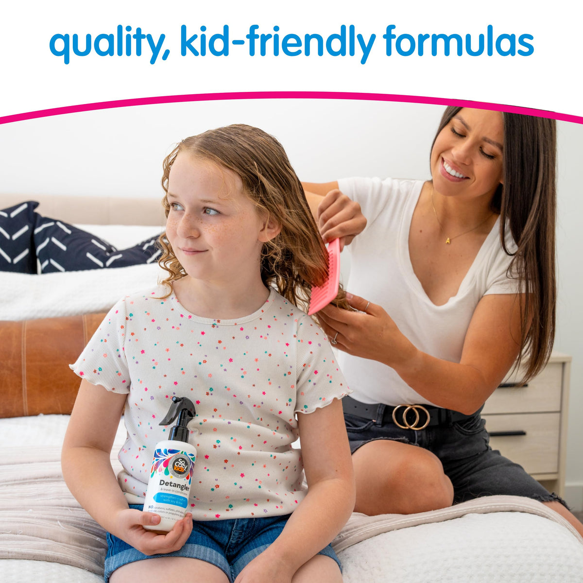 SO COZY SoCozy Detangler For Kids Hair | Strengthen and Soften | 5.2 fl oz | No Parabens, Sulfates, Synthetic Colors or Dyes