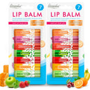 SOL 14pk Lip Balm Set | Flavoured Lip Balms with Beeswax and Vitamin E | Moisturising Lip Balm Multipack | Protect & Hydrate Beeswax Lip Balm Stick | Lip Balms | Lipbalm | Lip Moisturiser | Girls Lip Balm