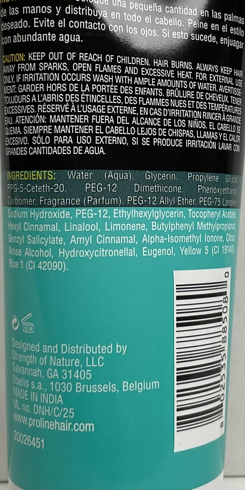 Pro-Line Comb-Thru Wave Keeper Style Gel 8 oz.