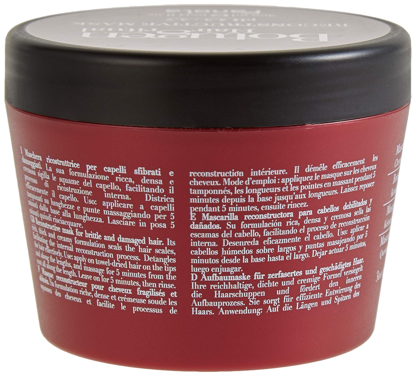 Fanola Restructuring Mask, Hair Mask Treatment Filled with Hyaluronic Acid and Keratin to Restore Body, Volume and Shine, 300