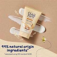 Childs Farm OatDerma Face Cream Moisturiser, Fragrance Free Hydration, Sensitive Skin Emollient, Soothe Baby Kids, 50ml