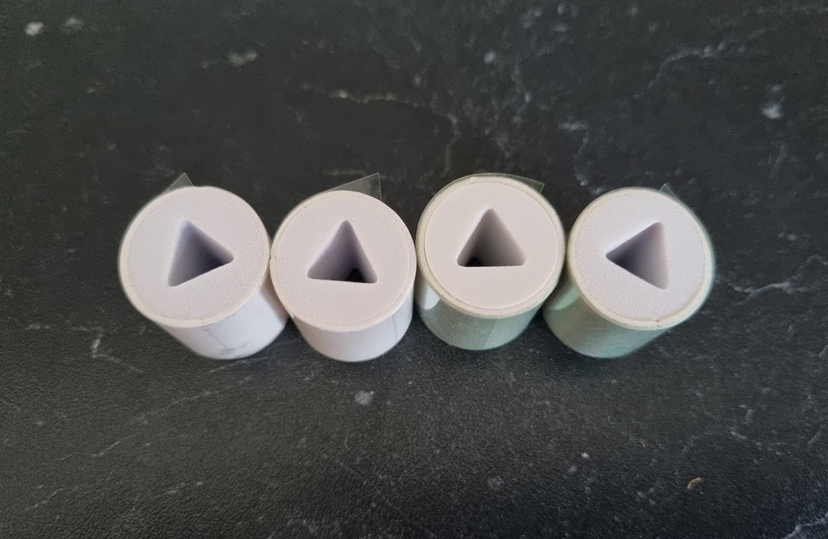 Mufira Electric Nail Polisher Buffer Rolls Refill Replacement Rollers 4 pcs