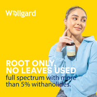 Wellgard Vegan Ashwagandha KSM-66 with 5% Withanolides - High Strength KSM-66 Ashwagandha, Full-Spectrum Root Powder, Free from Magnesium Stearate & Silicon Dioxide, Made in UK