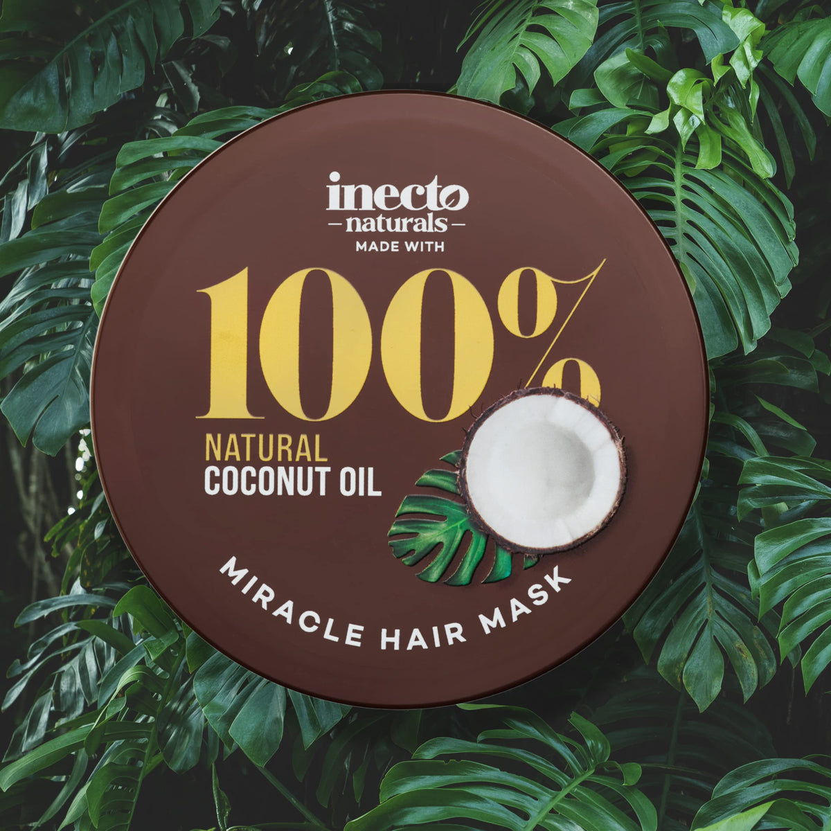 Inecto INECTO Naturals Hydrate & Defrizz Coconut Dream Crème Hair Serum 100ml, Anti Frizz, Preservers Moisture for Visibly Smooth Hydrated, 100% Natural Oils, Dry and Damaged