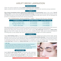 AirLift Lash Lift & Brow Lamination Lotion 20 Sachets (Lash Lift Set)