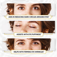 Lorelis Lab 24k Gold Eye Masks for Puffy Eyes and Dark Circles - Anti-Aging, Moisturizing Effect - Under Eye Patches with Collagen, Hyaluronic Acid for Eye Bags, Fine Lines, Wrinkles - Under Eye Masks, 30 Pairs