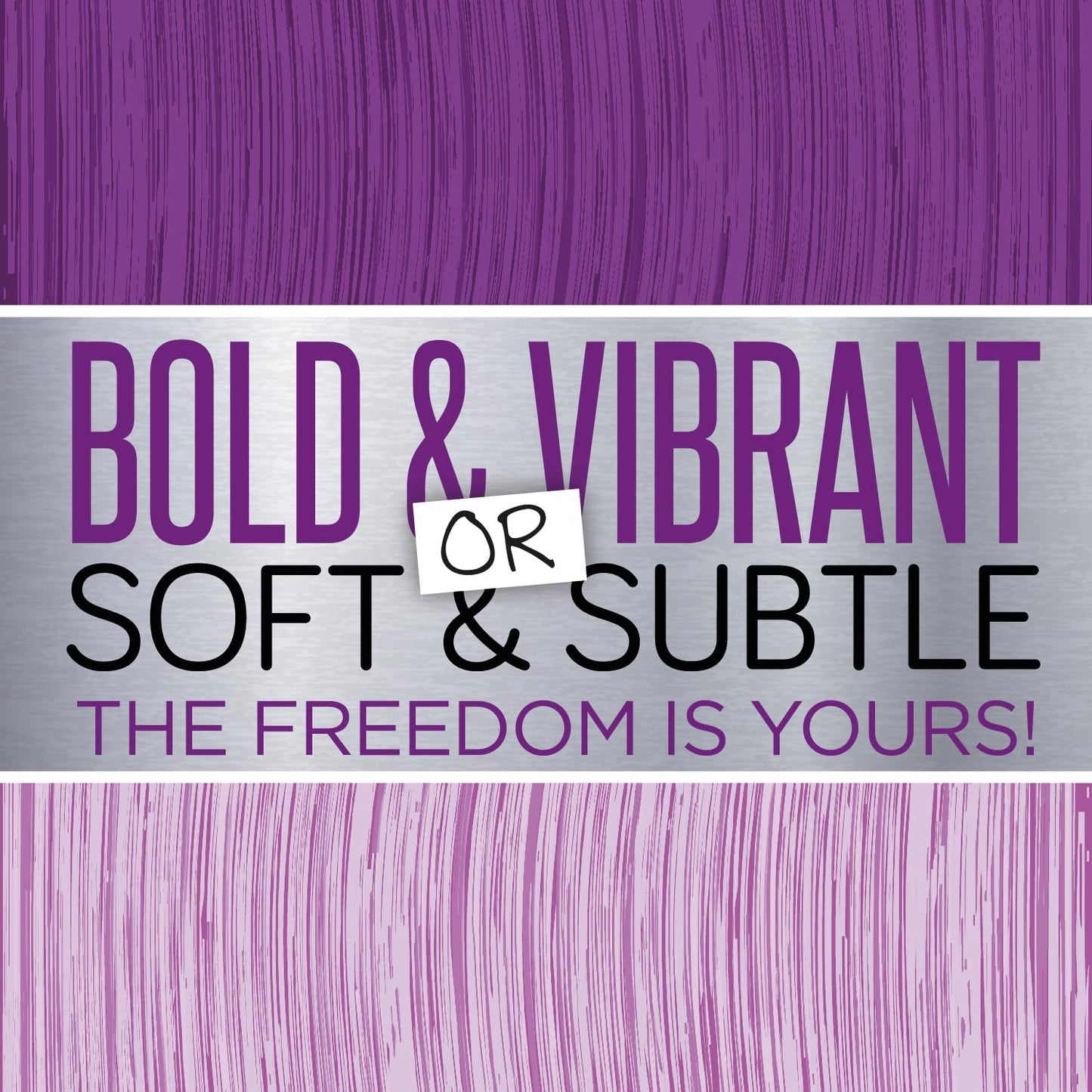 Knight & Wilson Colour-Freedom Gloss Pro 150ml Mystic Purple Semi-Permanent Hair Colour - Ultra-Vibrant Vegan Colour Mask with PurePlex | Ammonia Free Colour Lasts Up To 6-10 Washes