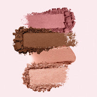 SCULPTED by Aimee Connolly Beauty Blocks 4-in-1 Face Palette from Sculpted by Aimee (Deep) - Vegan Bronzer, Blusher, Powder & Cream Highlighters to Define and Glow