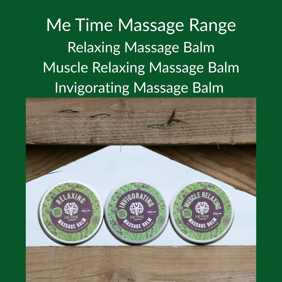 Me-Time Therapies Muscle Relaxing Massage Balm 100 Grams – Professional Muscle Relief Wax for Massage Therapy, Sports Massage, Reflexology and Physiotherapy | Me Time Therapies