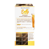 Garnier Belle Color Brown Hair Dye Permanent, Natural looking Hair Colour Up to 100 Percent grey coverage - 6 Light Brown, Pack of 3