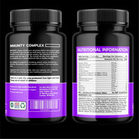 SASH Vitality Sash Vitality Immunity Complex Pro+ Immune System Booster with Vitamin D3 - High Strength Immune Support Supplements Immune System Vitamins Zinc, Elderberry, B12, C, Turmeric & More-120 Vegan Capsules