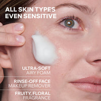 Uriage Face Cleanser & Make-Up Remover 150ml - Ultra-Soft Airy Foam, Rinse-Off Cleanser - Perfectly Removes Make-Up, Leaves Skin Soft - Floral Fragrance - Soap-Free, Physiological Ph