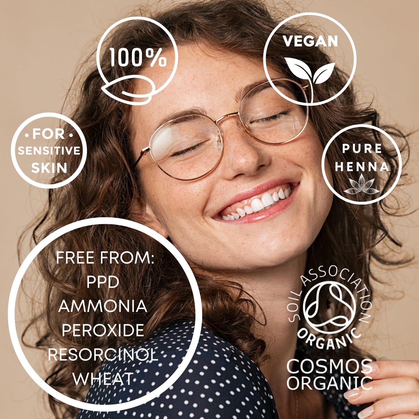 It's Pure Organic Herbal Hair Dye in Dark Brown 110g