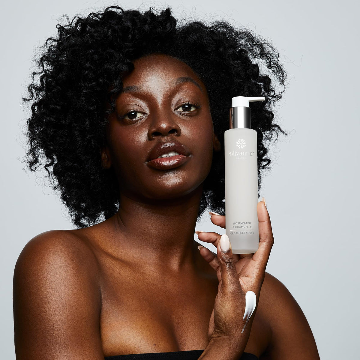 Olivanna Cream Cleanser | Rosewater & Chamomile Face Wash | Powerful Blend Moisturiser | Omega-Rich Deep Cleanser | Anti-Inflammatory Facewash Therapy | Hydrating Facial Wash Cream For Sensitive Skin
