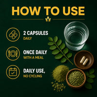 Puretrex Moringa Leaf Extract Capsules 10,000mg Equivalent 10:1, 120 Count, High Strength Organic Moringa Oleifera, BioPerine Black Pepper, Natural Energy Immunity Vitality Support, Vegan, Made in UK