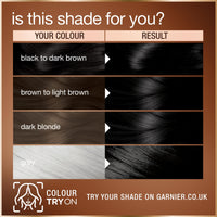 Garnier Good Permanent Hair Dye Replen Kit, 90% Natural Origin, No Ammonia, Enriched With Nourishing Shea Butter, 8 Weeks Long-Lasting Colour, 20 Truffle Soft Black