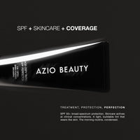 AZIO BEAUTY Azio Beauty SPF 50+ Tinted Anti-Aging Moisturiser 35ml Light – Broad Spectrum UVA/UVB/HEV Protection - Hydrating Sheer Coverage Blurs Pores & Smoothes Fine Lines with Matrixyl & Niacinamide