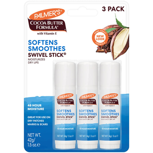 Generic Palmer Cocoa Butter Formula Swivel Stick Lips (14g) Pack of 3