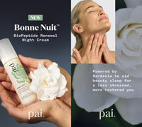 Pai Skincare London | BONNE NUIT BioPeptide Renewal Night Cream, Clinically Proven to Reduce Fine Lines & Boost Moisturisation by 32% Overnight. 50ml / 1.7 fl oz
