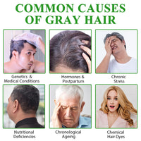 Dark Brown Hair Dye Shampoo, Hair Dye Shampoo 3 in 1 for Gray Hair Coverage Herbal Hair Dye Shampoo Natural Dark Brown Hair Color Shampoo for Women Men