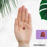 Horbäach Skin Hair and Nail Vitamin Gummies for Teens | 60 Count | Natural Raspberry Flavour | 5000ug of Biotin with 12 More Vitamins and Minerals | Vegan Food Supplement | by Horbaach