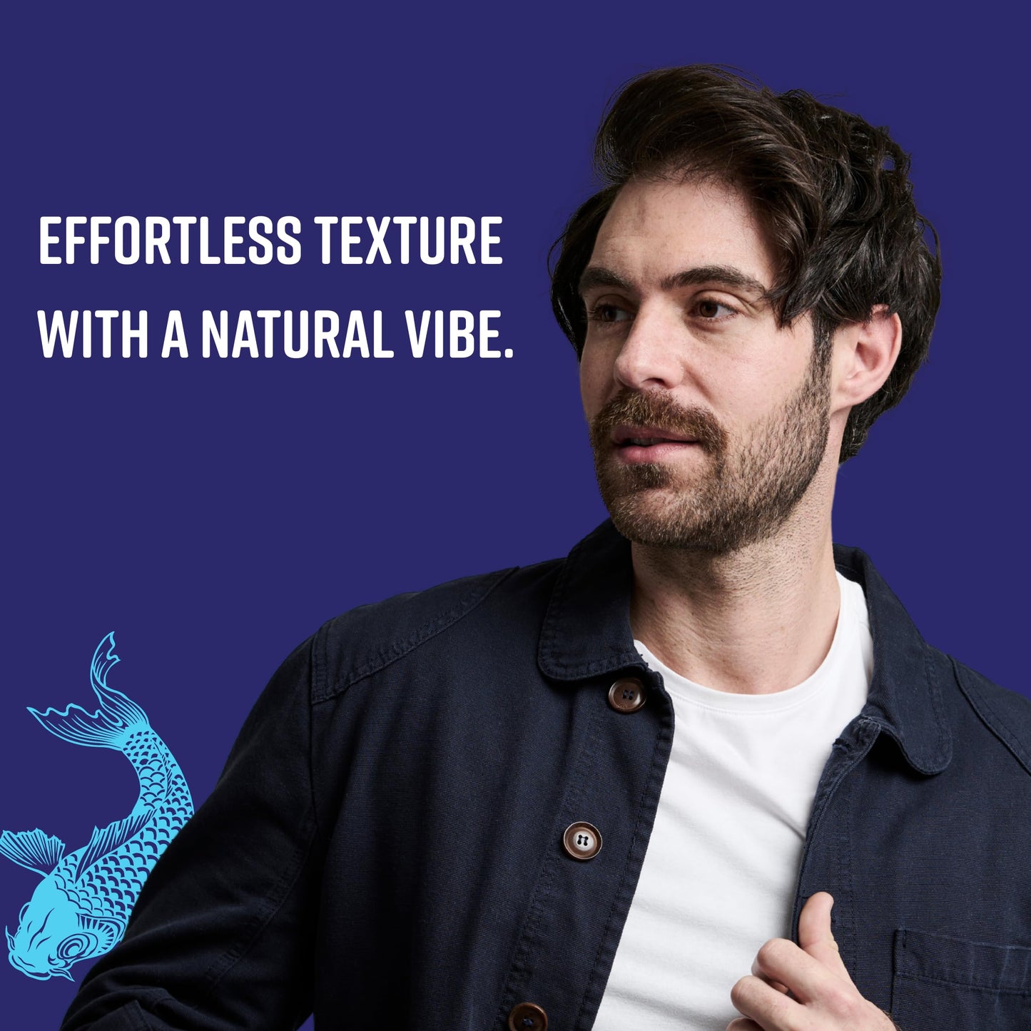 fish FISH Original Fishfibre Pliable Fibre, Mens Hair Styling Product Suitable for Short & Medium Length Hair. Stylist & Barber Used. Super Matt Finish Firm Hold, Natural & Defined Look, 100ml