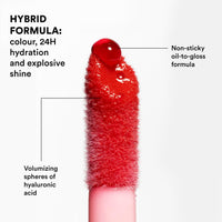 3INA MAKEUP - The Color Lip Oil 362 - Soft pink Lip Gloss with 24h Hydration & Hyaluronic Acid - Lipstick & Lip Balm