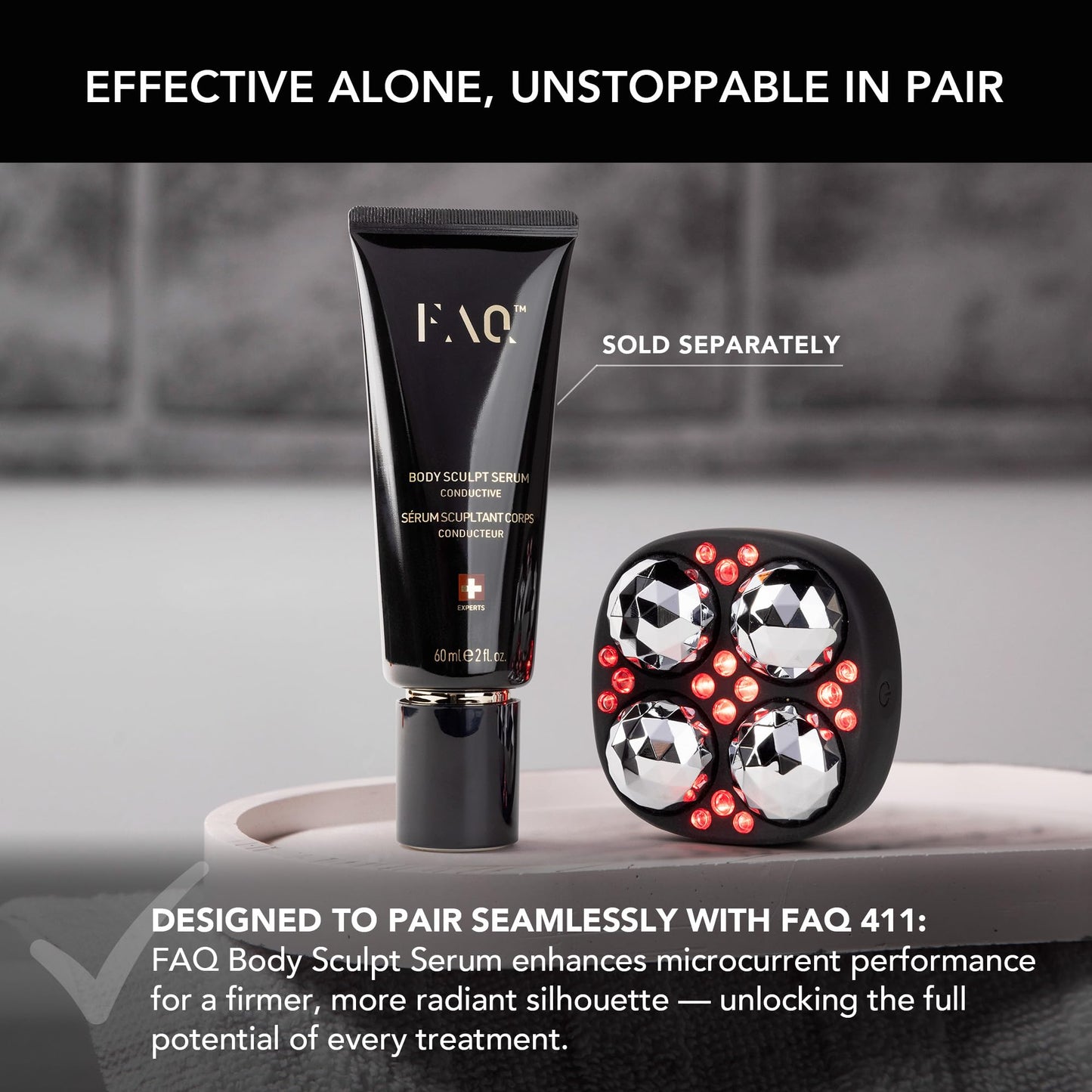 FAQ Body Sculpt Serum – Hyaluronic Acid Serum & Moisturiser for Women with Peptides & Sea Kelp – Conductive Firming Body Lotion for Cellulite Massager & Toning Routines