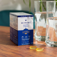 MINAMI Omega 3 Fish Oil Supplement - Minami - MorEPA Original with high Concentration of EPA, DHA - Supports Normal Brain, Vision and Heart Function - 120 Softgels