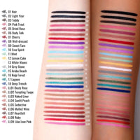 Oulac OULAC Matte Black Eye Liner Pencils Waterproof, Smudge-proof Retractable Eyeliner Lasts 24H +, Highly Pigmented and Smooth, Long-lasting Formula, Vegan (01) Noir